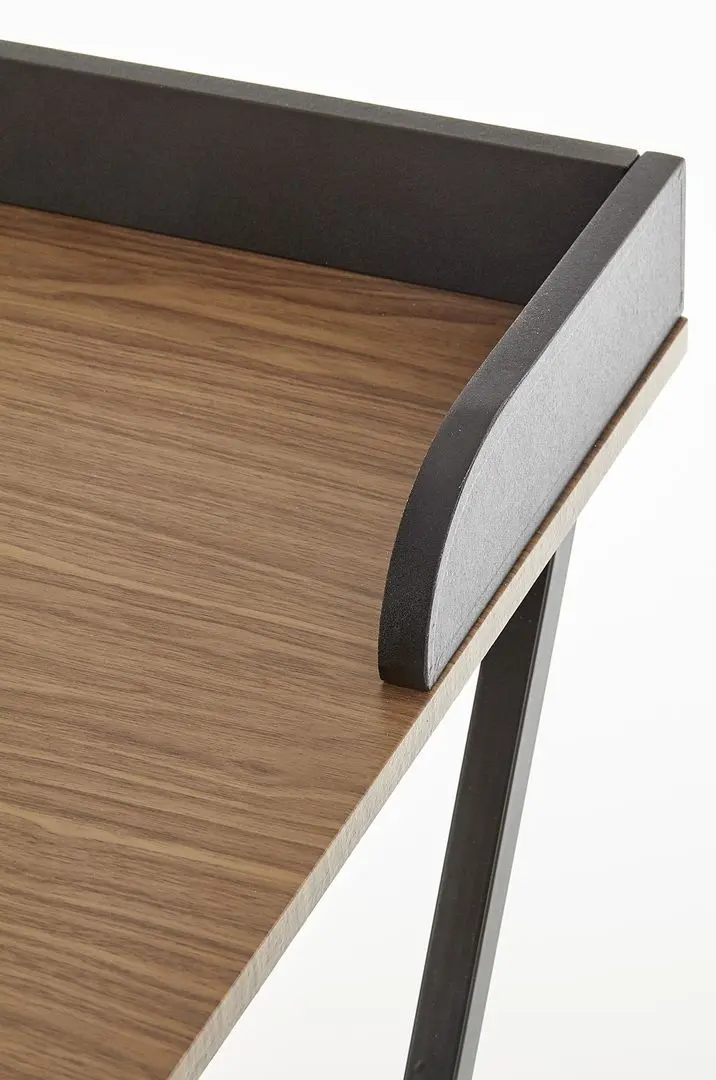 Masa de birou Halmar B37 (Black/Nut/Gold)