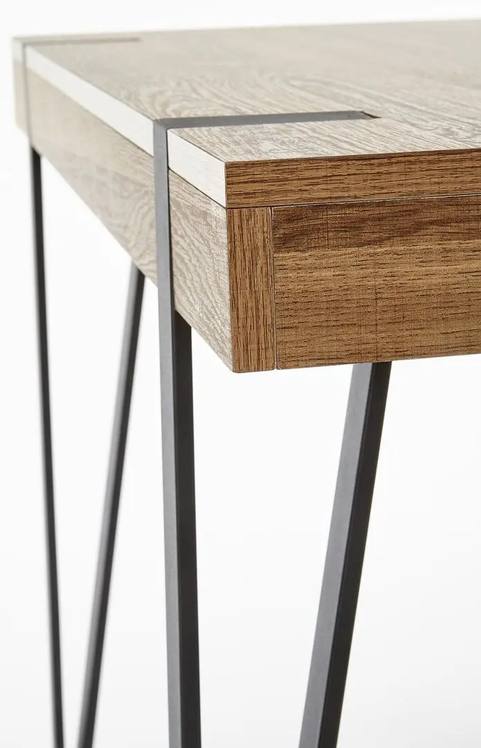 Стол письменный Halmar B39 (Black/Walnut Honey)