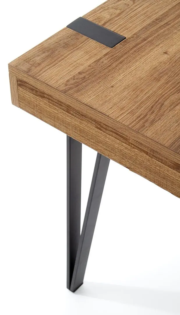 Стол письменный Halmar B39 (Black/Walnut Honey)