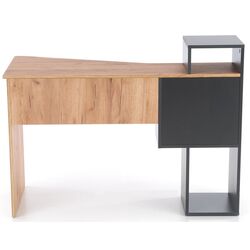 Masa de birou Halmar Conti (Anthracite/Oak Wotan) Thumb