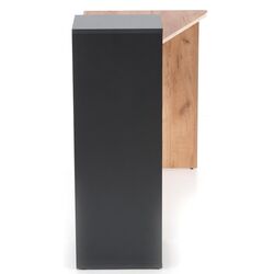 Masa de birou Halmar Conti (Anthracite/Oak Wotan) Thumb