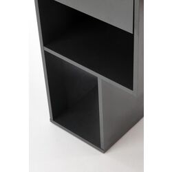 Masa de birou Halmar Conti (Anthracite/Oak Wotan) Thumb