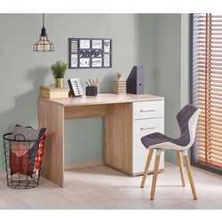 Стол письменный Halmar Lima B-1 77x120 (White/Sonoma Oak)