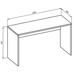 Masa de birou Helvetia Agapi №03 (Grand Oak) Thumb