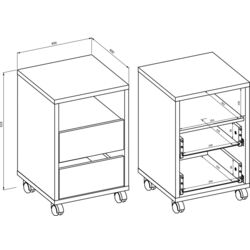 Письменный стол Helvetia Agapi 2497LZ07 (White Matt) Thumb