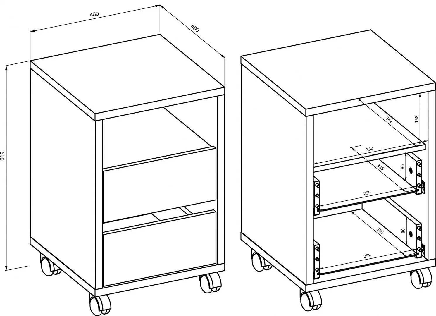 Письменный стол Helvetia Agapi 2497LZ07 (White Matt)