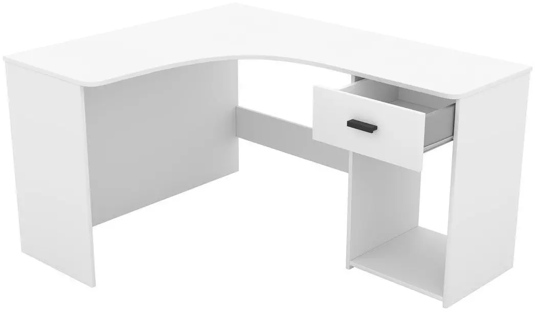 Masa de birou Helvetia Corner 2497LU03 (White)