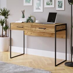 Masa de birou Helvetia Kammy №03 2S (Spruce Appenzeller/Black) Thumb