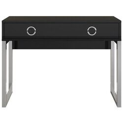 Консольный стол Helvetia Milla №03 2S (Black Gloss/Chrome) Thumb