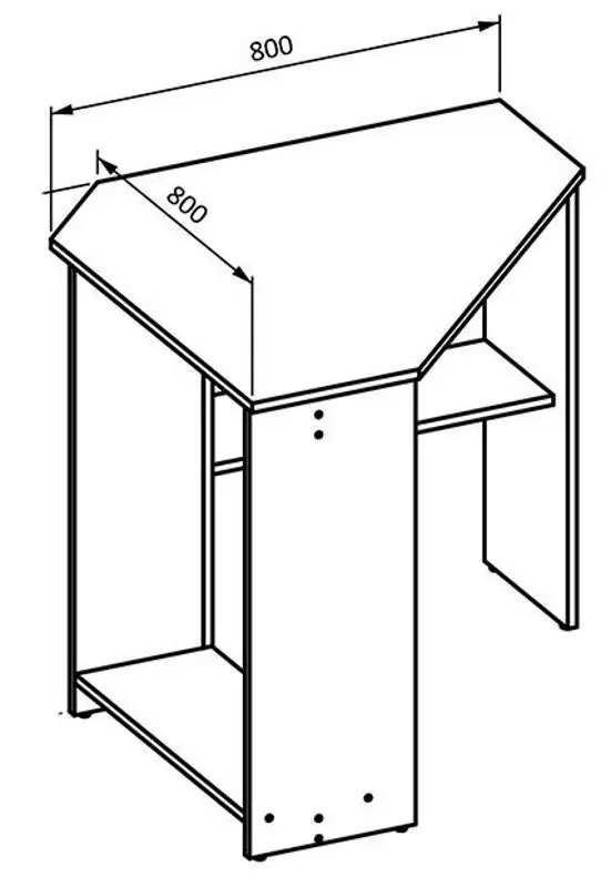 Письменный стол Helvetia Rino №03 (Sonoma Oak)