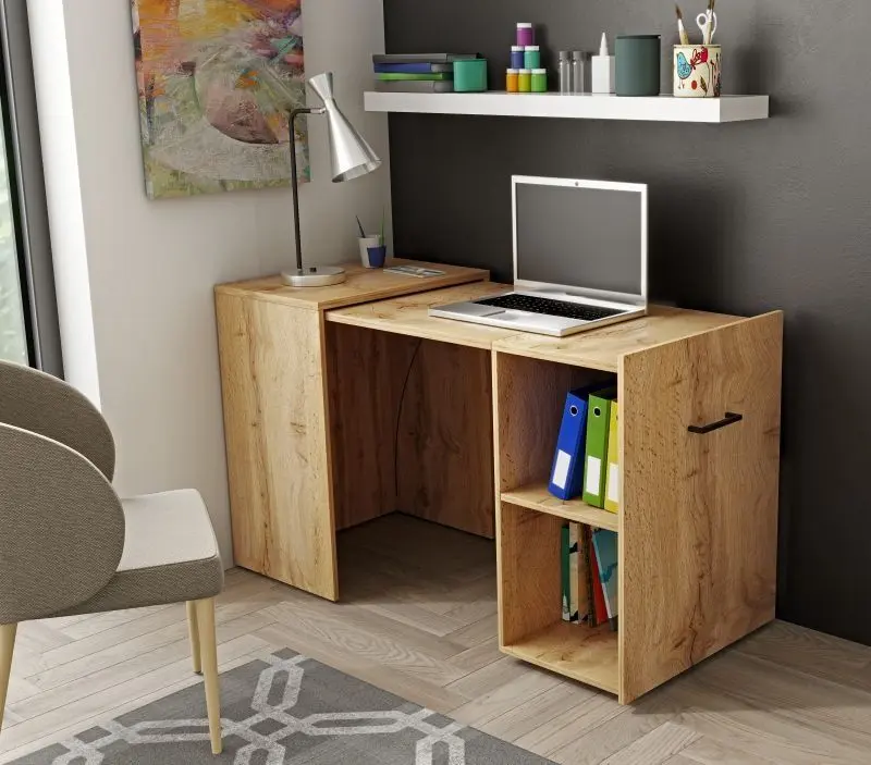 Masa de birou Helvetia Smart №03 (Wotan Oal)