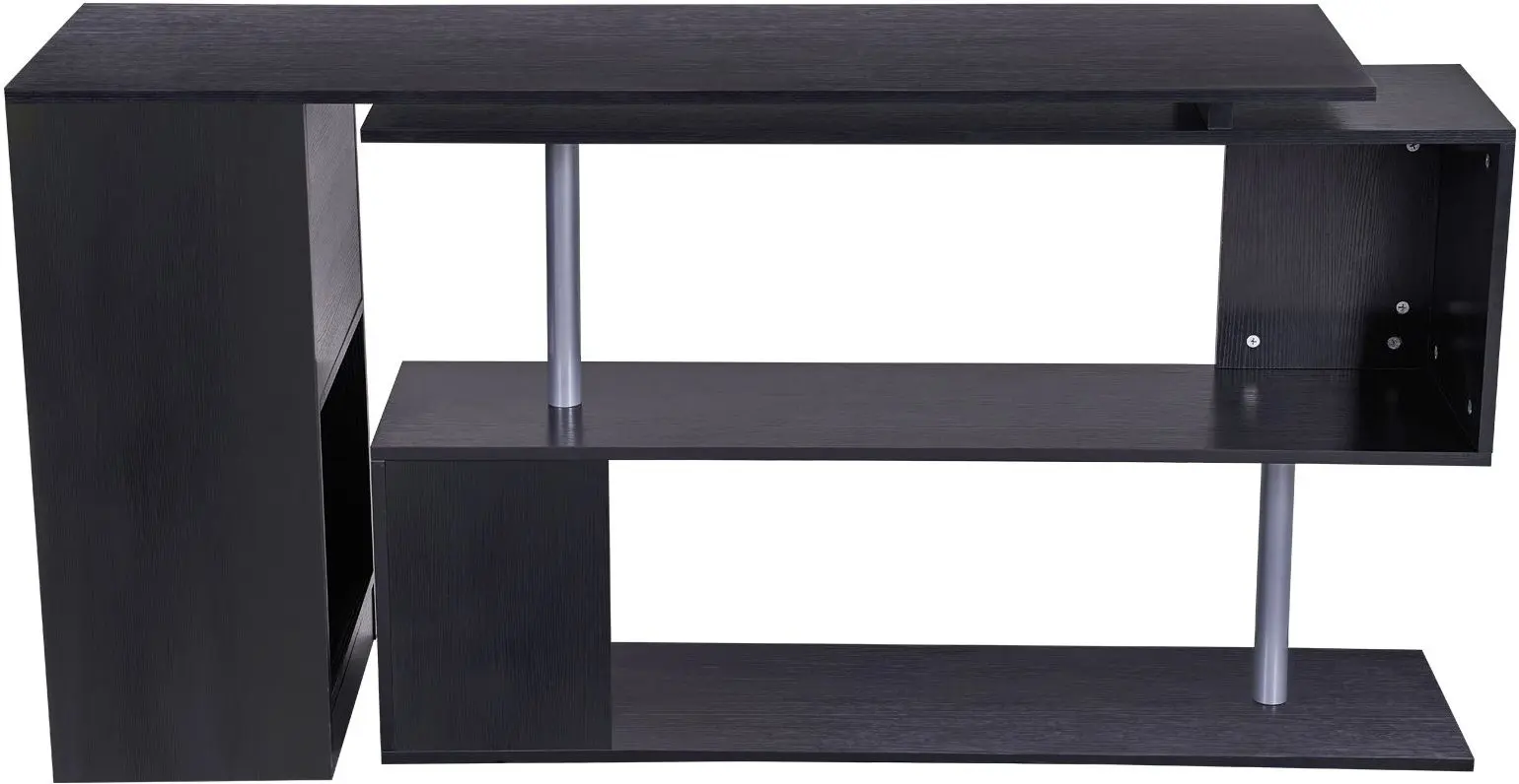 Письменный стол Homcom 836-072BK 230x39x78 cm (Black) - 2