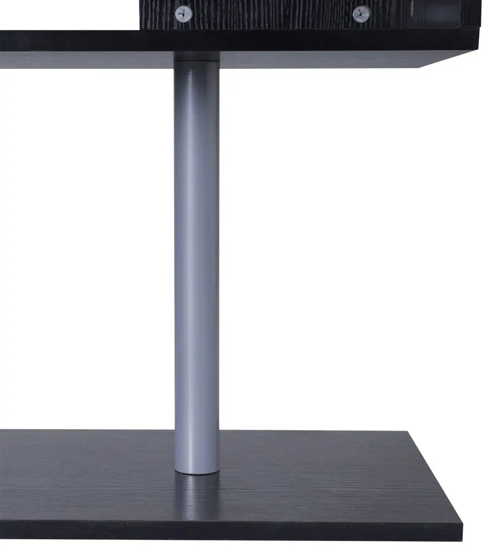 Письменный стол Homcom 836-072BK 230x39x78 cm (Black) - 7