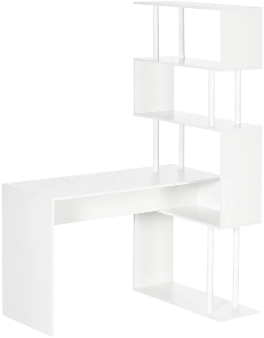 Письменный стол Homcom 836-509 120x80x176 cm (White) - 2