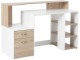 Masa de birou Homcom 920-026YL 140x55x92 cm (Oak/White)