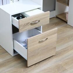 Письменный стол Homcom 920-026YL 140x55x92 cm (Oak/White) Thumb