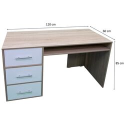 Письменный стол Ideal Mobila 85x120x60 (Sonoma Oak) Thumb