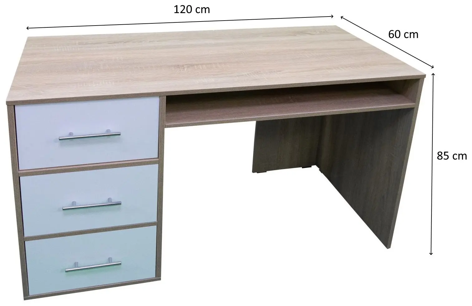 Письменный стол Ideal Mobila 85x120x60 (Sonoma Oak) - 2