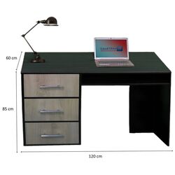 Письменный стол Ideal Mobila 85x120x60 (Sonoma Oak/Wenge) Thumb