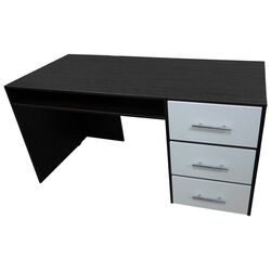 Masa de birou Ideal Mobila 85x120x60 (Wenge/White) Thumb