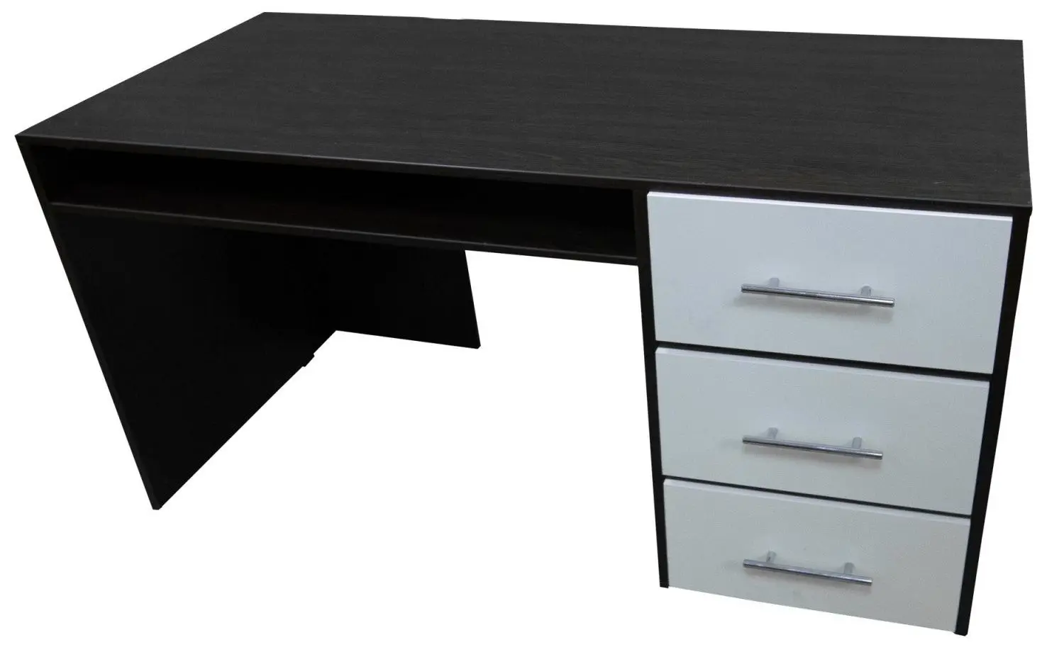 Masa de birou Ideal Mobila 85x120x60 (Wenge/White) - 2