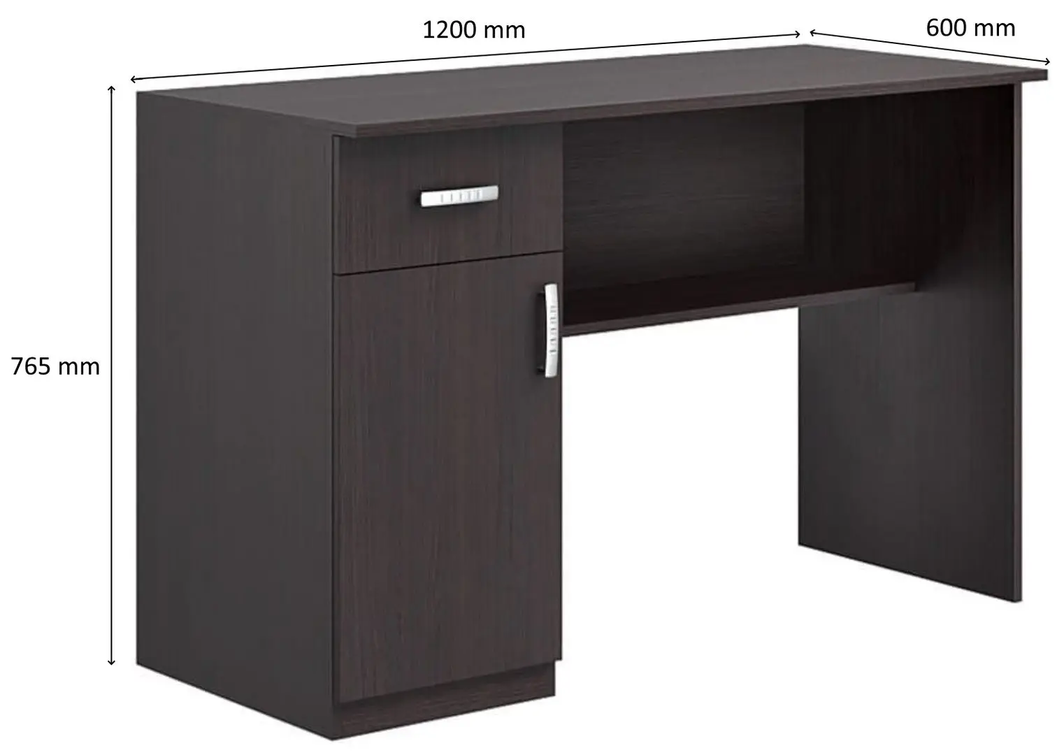 Письменный стол Ideal Mobila E05 (Wenge) - 3