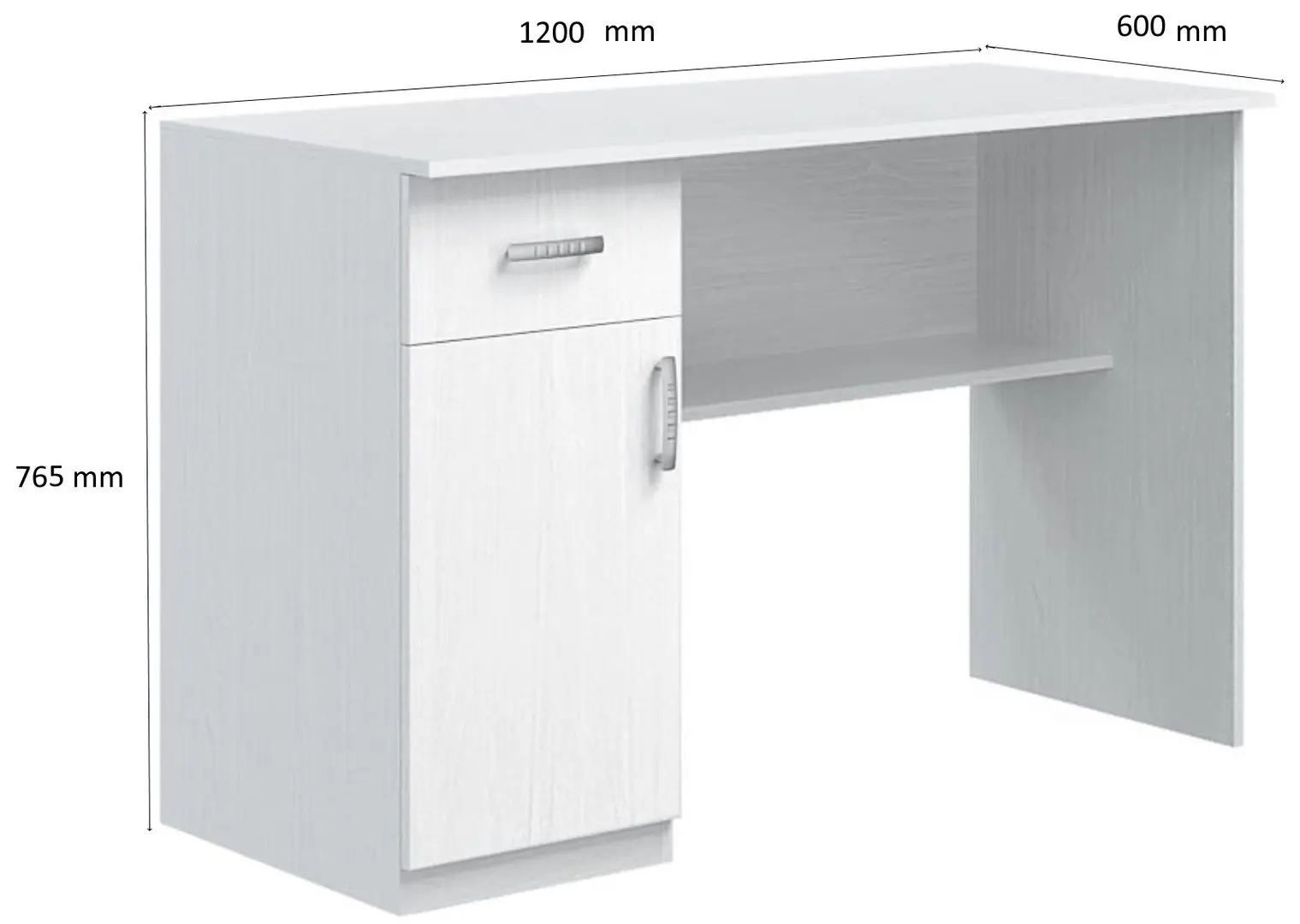 Письменный стол Ideal Mobila E05 (White) - 3