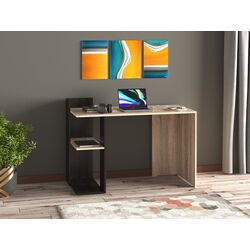 Masa de birou Ideal Mobila Edy (Wenge/Sonoma Oak)