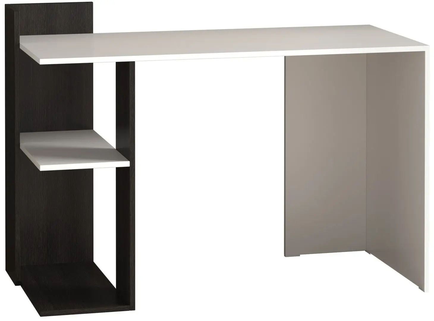 Masa de birou Ideal Mobila Edy (Wenge/White) - 3