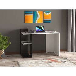 Masa de birou Ideal Mobila Edy (Wenge/White)