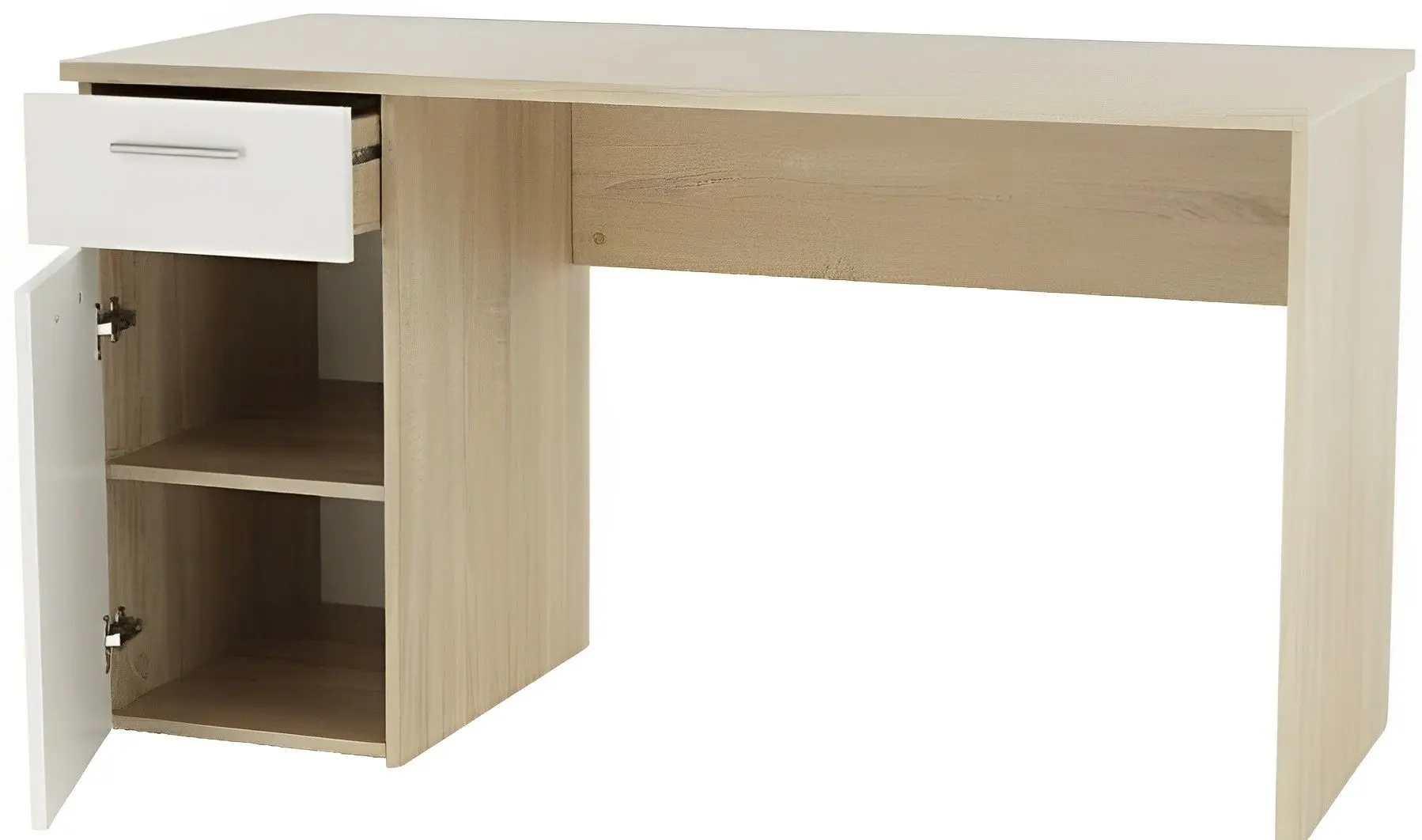 Письменный стол Ideal Mobila SKM 1 (Sonoma Oak/White) - 4