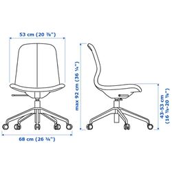 Комплект офисной мебели Ikea Alex/Langfjall/Kallax (Серо-бирюзовый/Черный) Thumb