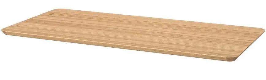 Комплект офисной мебели Ikea Anfallare/Langfjall/Billy/Oxberg (Бамбук/Бежевый/Белый) - 8