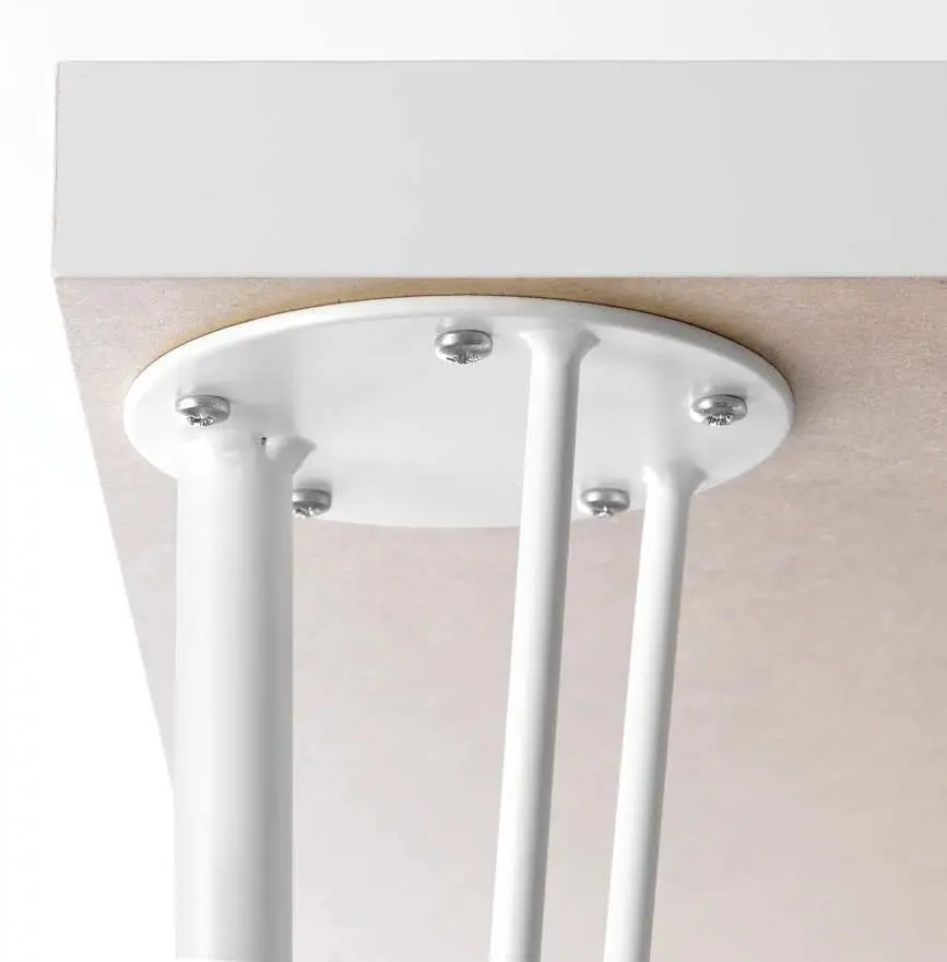 Комплект офисной мебели Ikea Anfallare/Langfjall/Billy/Oxberg (Бамбук/Бежевый/Белый) - 6