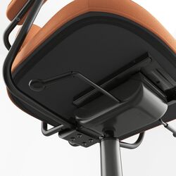 Комплект офисной мебели Ikea Hemnes/Alefjall (Белая Морилка/Коричнево-золотистый) Thumb