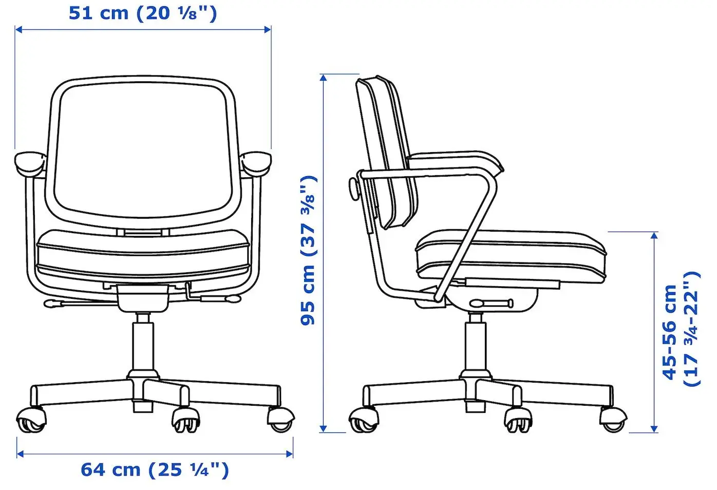 Комплект офисной мебели Ikea Hemnes/Alefjall (Белая Морилка/Коричнево-золотистый) - 13