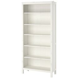 Комплект офисной мебели Ikea Hemnes/Alefjall (Белая Морилка/Коричнево-золотистый) Thumb