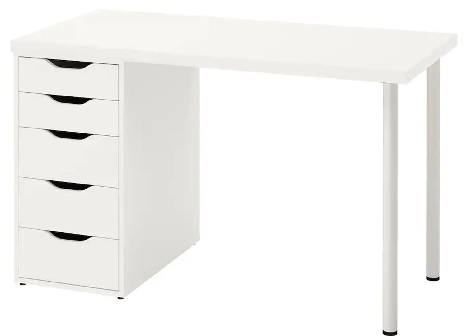 Комплект офисной мебели Ikea Lagkapten/Eldberget/Ekenabben (Бежевый/Белый) - 7