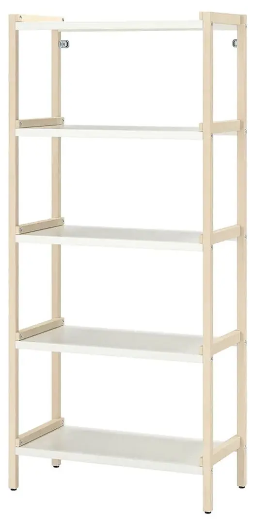 Комплект офисной мебели Ikea Lagkapten/Eldberget/Ekenabben (Бежевый/Белый) - 6