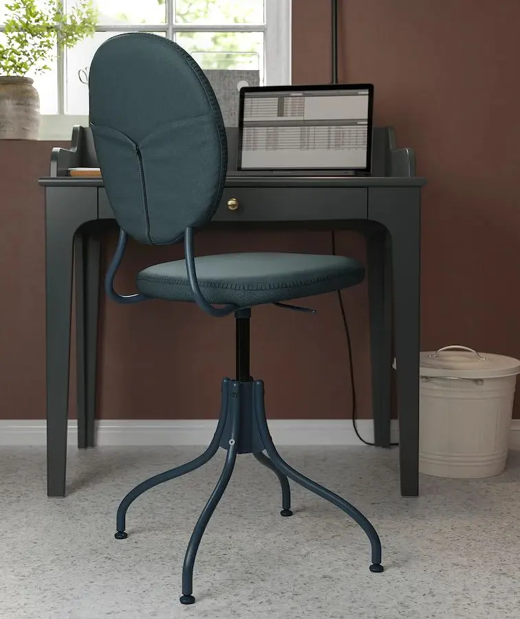 Комплект офисной мебели Ikea Lommarp/Bjorkberget (Сине-зеленый) - 12