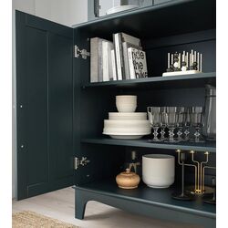 Комплект офисной мебели Ikea Lommarp/Bjorkberget (Сине-зеленый) Thumb