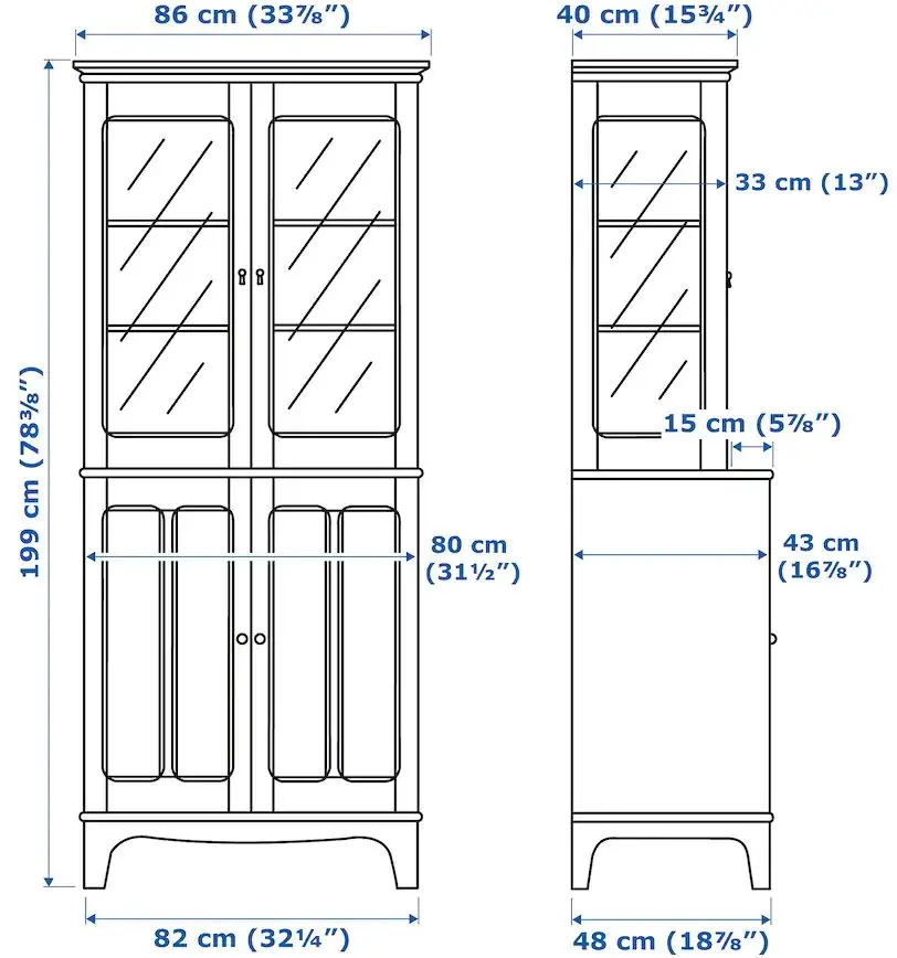 Комплект офисной мебели Ikea Lommarp/Bjorkberget (Сине-зеленый) - 3