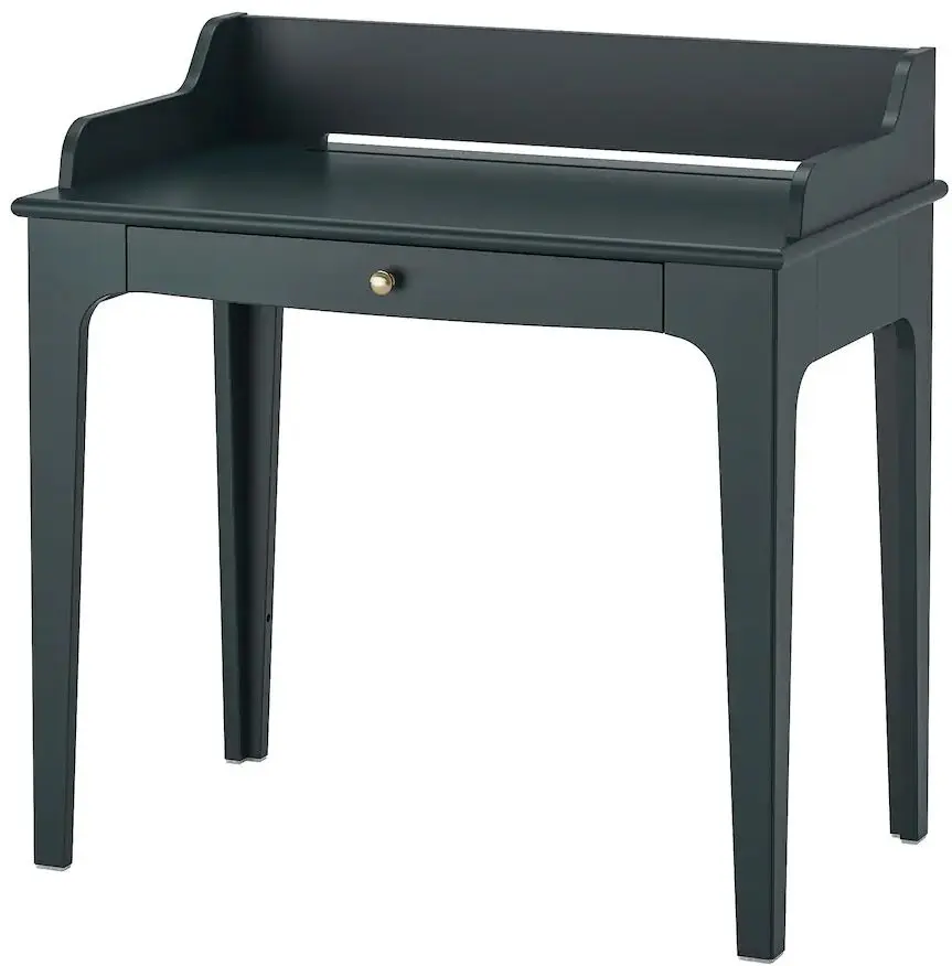 Комплект офисной мебели Ikea Lommarp/Bjorkberget (Сине-зеленый) - 16