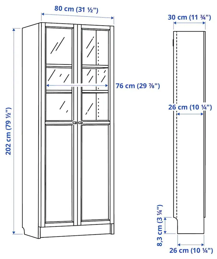 Set de mobila pentru oficiu Ikea Malm/Millberget/Billy/Oxberg (Bej/Alb)