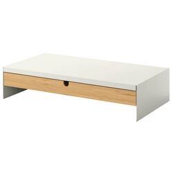 Set de mobila pentru oficiu Ikea Trotten/Langfjall/Lappviken (Alb/Gri) Thumb