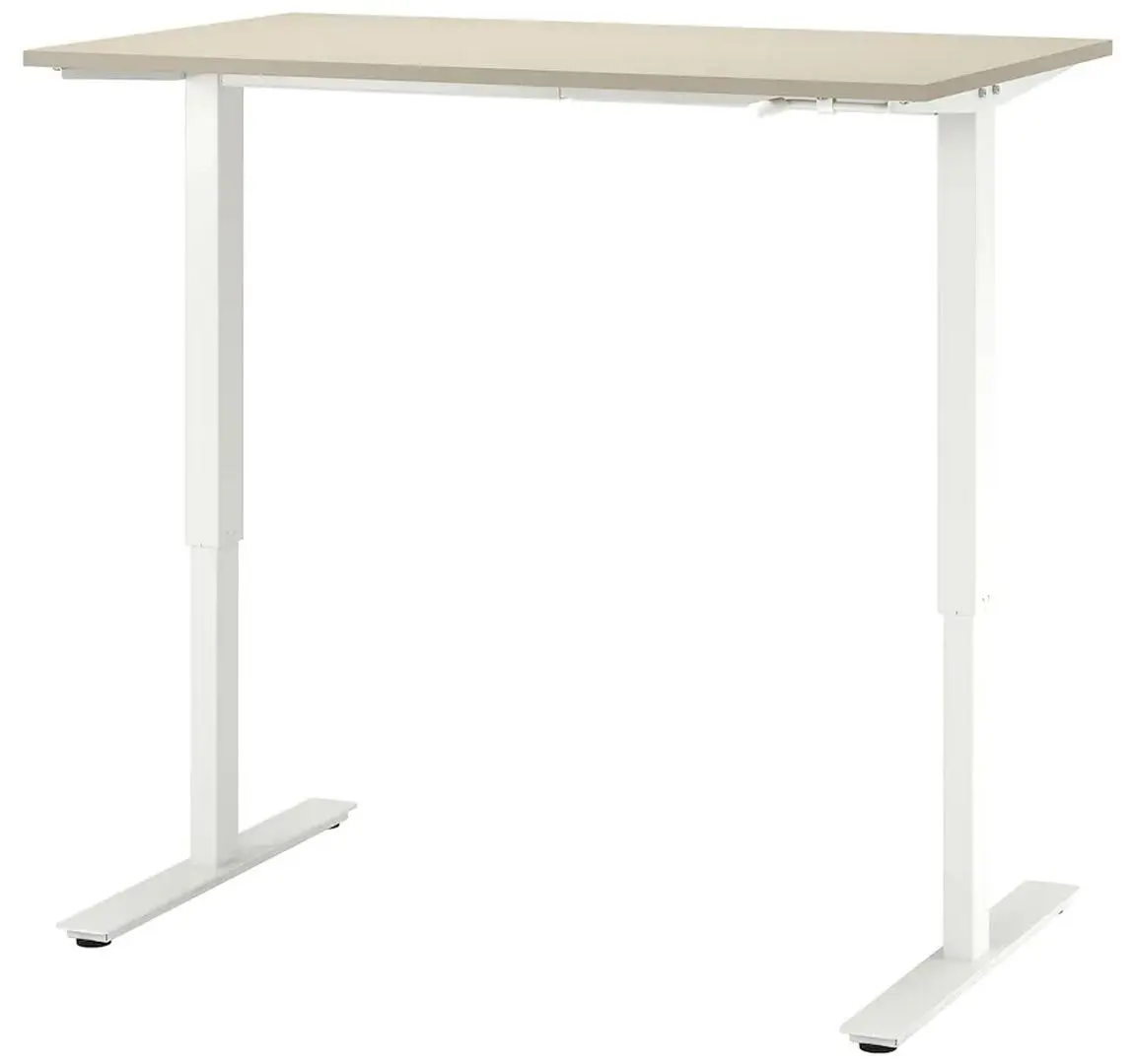 Set de mobila pentru oficiu Ikea Trotten/Lidkullen/Besta/Lappviken (Bej/Alb)