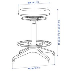 Set de mobila pentru oficiu Ikea Trotten/Lidkullen/Besta/Lappviken (Bej/Alb) Thumb