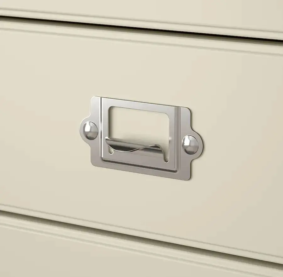 Комплект офисной мебели Ikea Vebjorn/Mullfjallet/Billy/Oxberg (Бежевый/Серый/Белый)