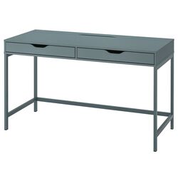 Masa de birou Ikea Alex 132x58 (Gri-turcoaz)
