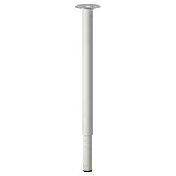 Masa de birou Ikea Anfallare/Olov 140x65 (Bambus/Alb) Thumb
